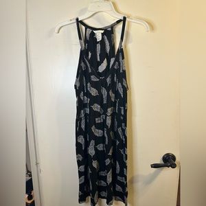 H&M Black Feather Dress